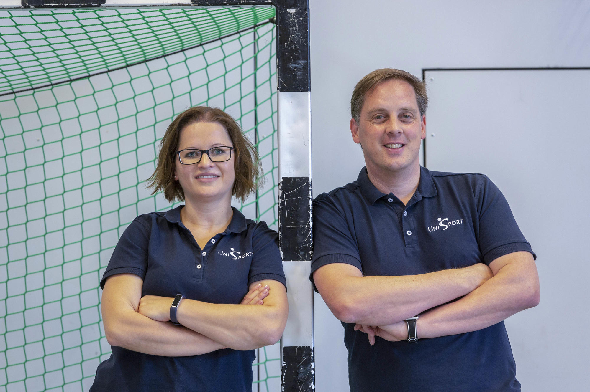 Maren Schulze und Christian Mundhenk leiten die Zentraleinrichtung Hochschulsport an der Freien Universität Berlin.