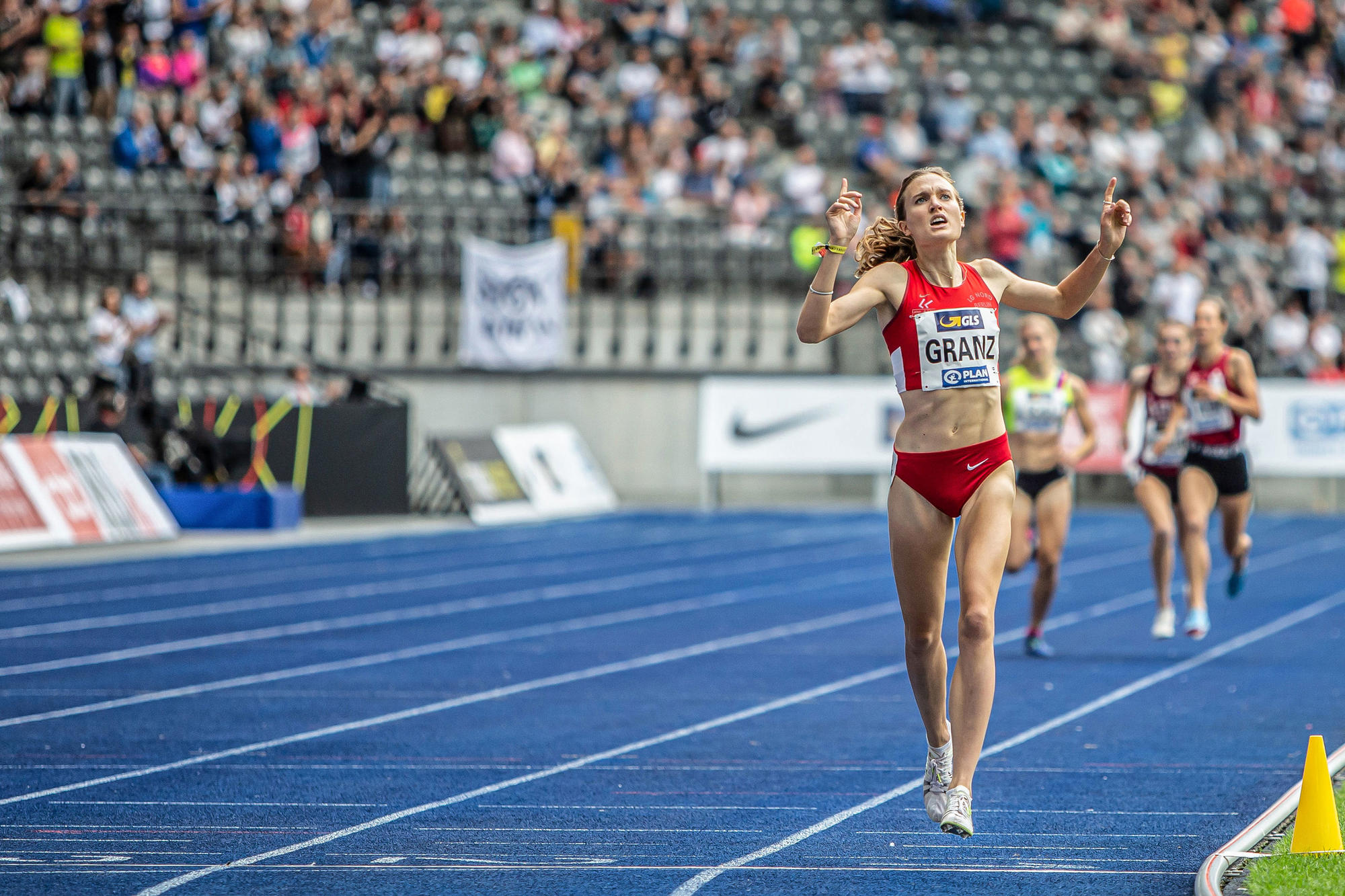 Caterine Granz: Ausgezeichnete Spitzensportlerin und Deutsche Meisterin über die 1.500-Meter-Distanz.