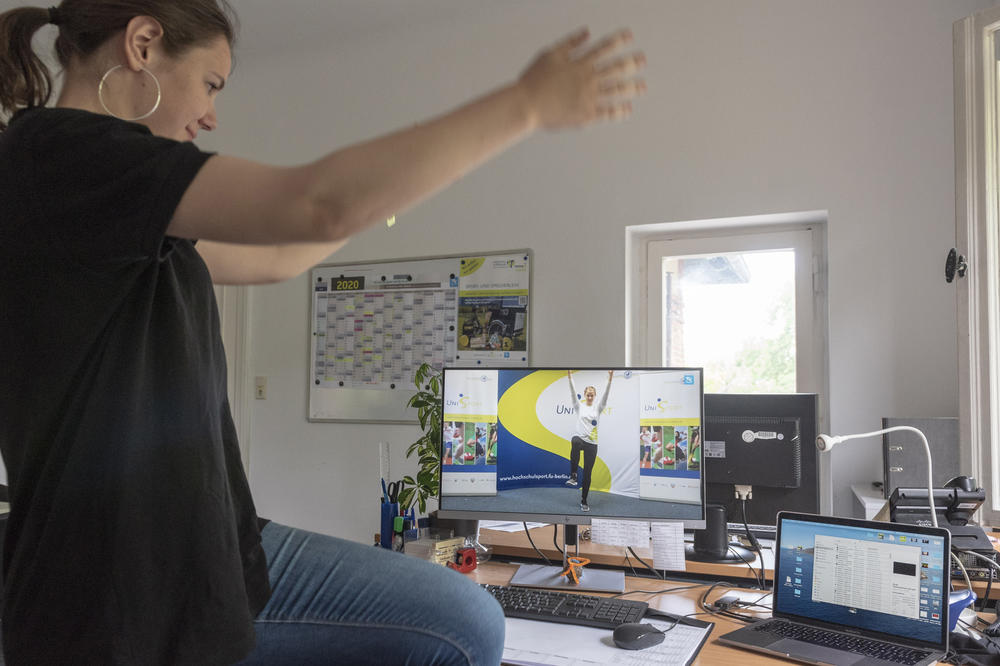 Virtuelles Bewegungsangebot: Der Hochschulsport stellt sein Kursangebot auf digitale Formate um.