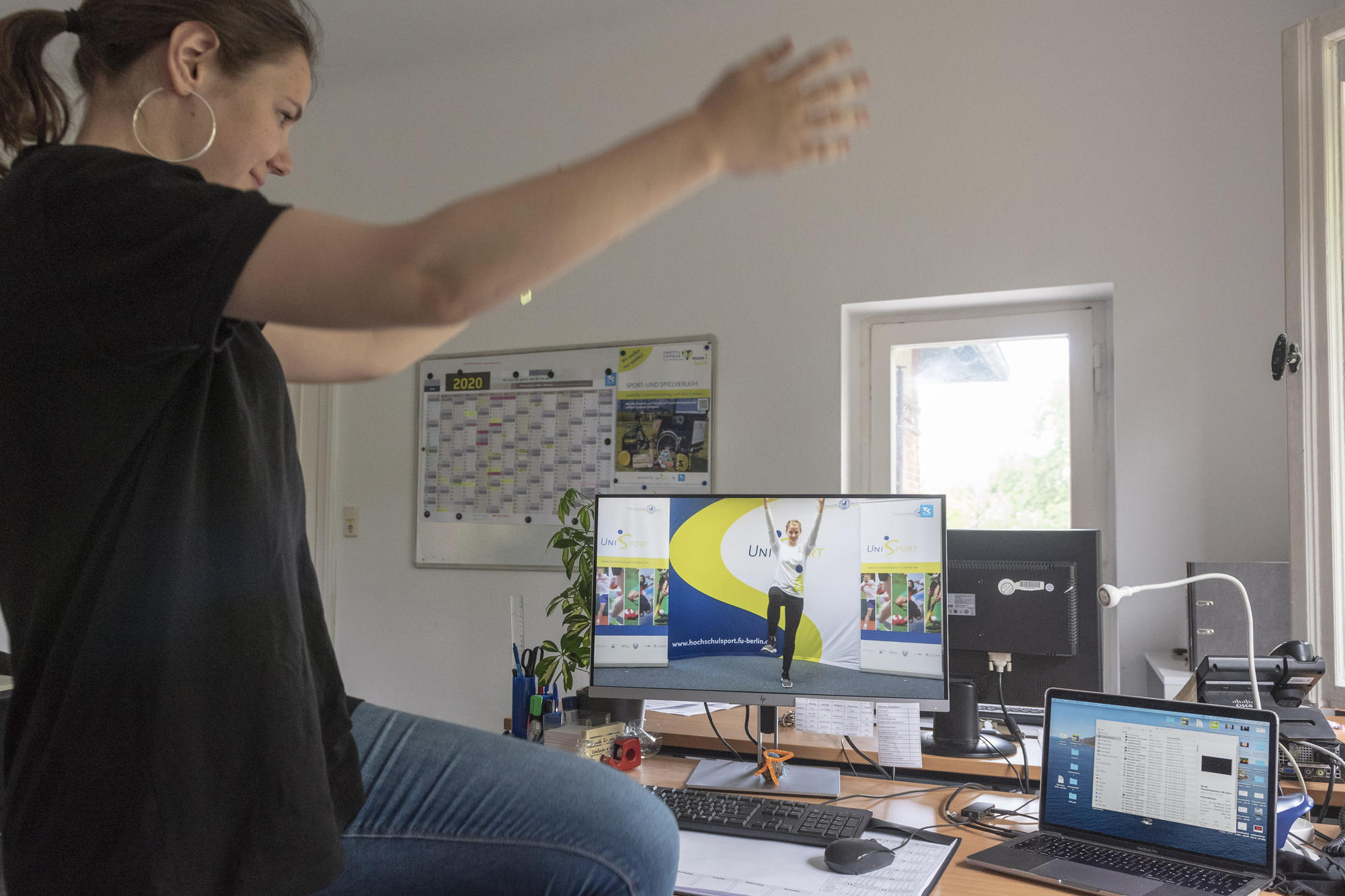 Virtuelles Bewegungsangebot: Der Hochschulsport stellt sein Kursangebot auf digitale Formate um.