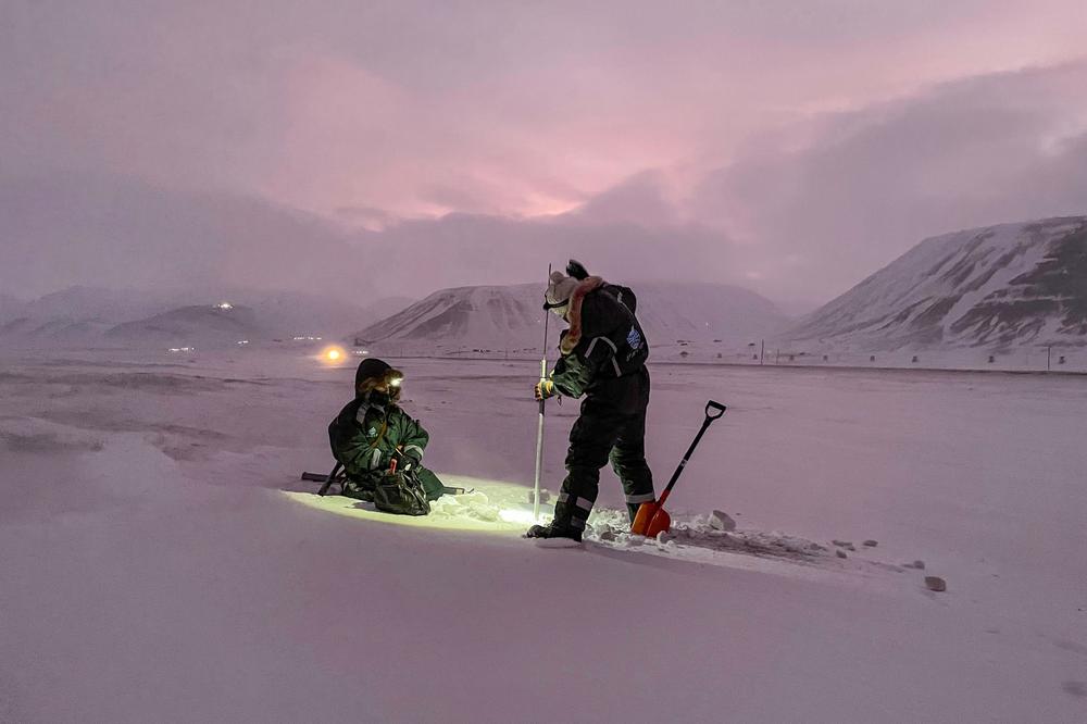 Forschen im Schnee und bei bis zu minus 35 Grad.