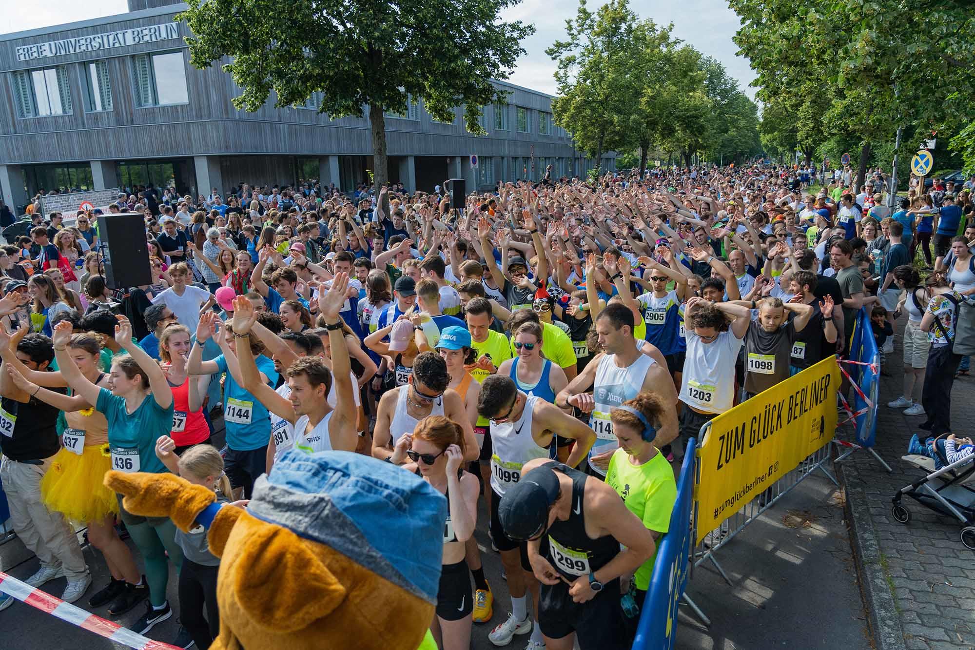 Der Campus Run wurde bereits zum zweiten Mal in das große Sommerfest der Freien Universität integriert.