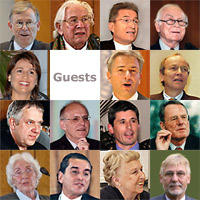 Prominent guest speakers of previous matriculation ceremonies