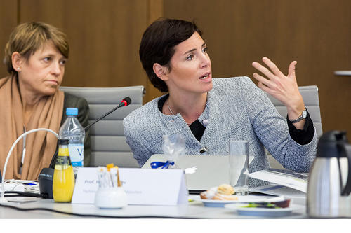 Länderübergreifende Zusammenarbeit in Forschung und Lehre wurde diskutiert. Im Bild: Professor Hana Milanov ist Vizepräsidentin für Internationales an der TU München.