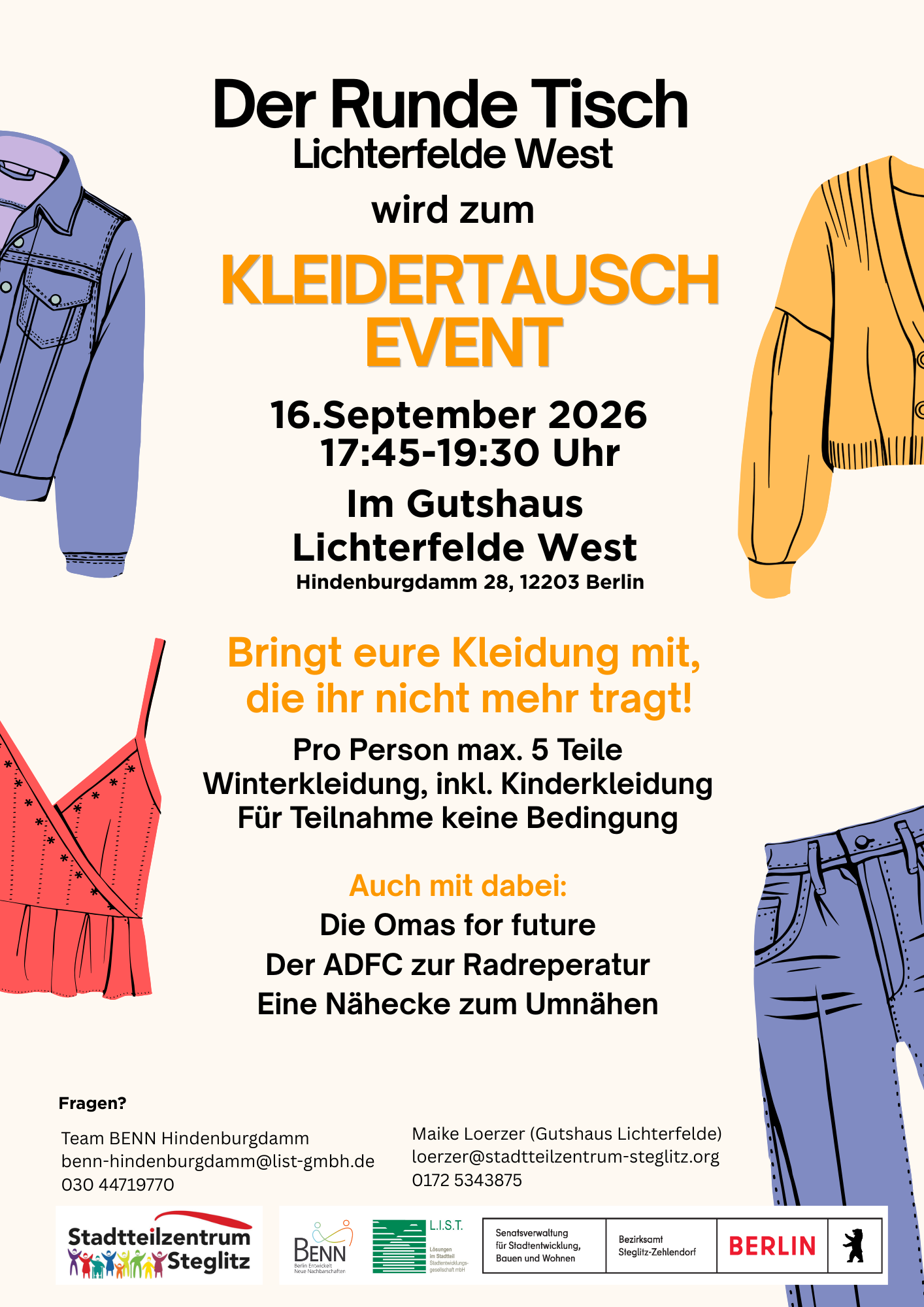 Runder Tisch Kleidertausch