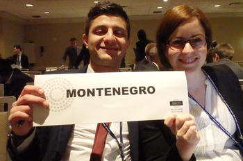 Die FU-Delegation Montenegro im Jahr 2014