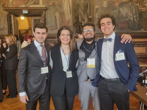 Embassy of Bangladesh meets FU-Delegation at NMUN Germany 2023