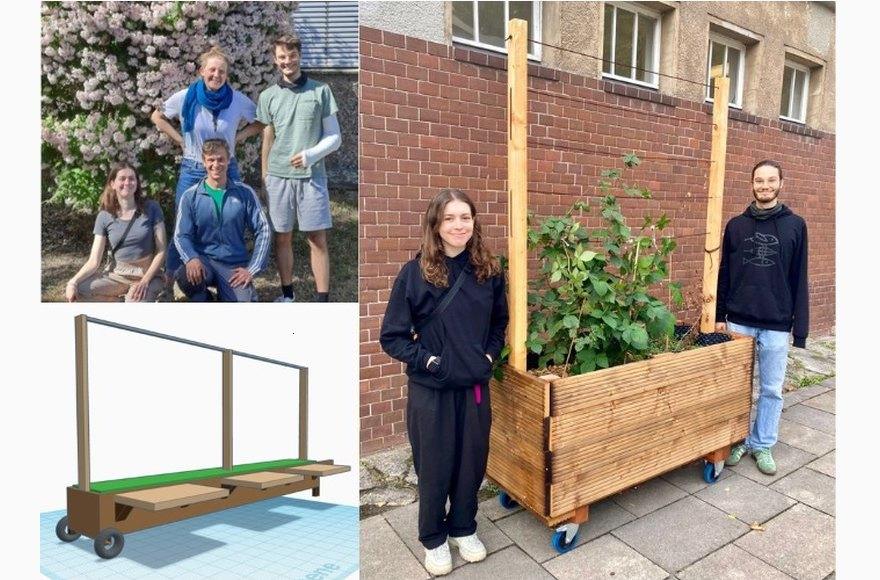 Mobile Fassadenbegrünung