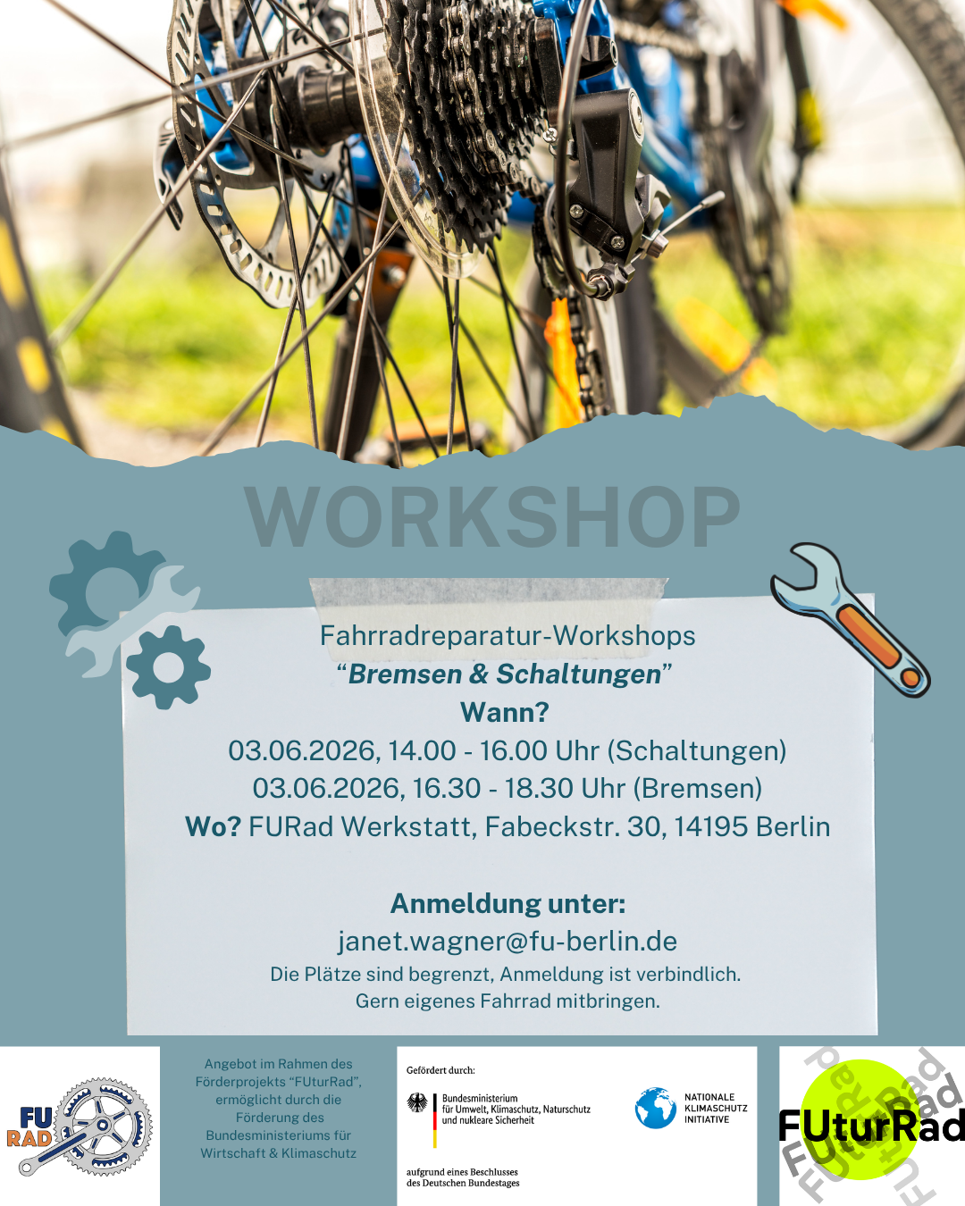 Fahrradreparaturworkshops 2026