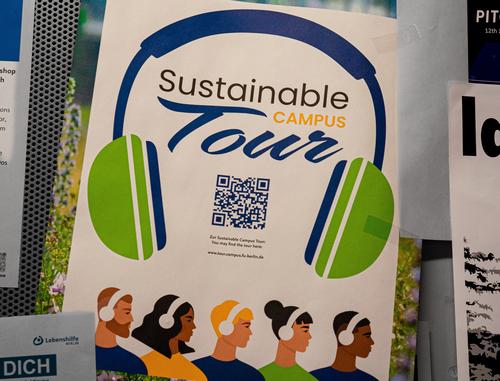 Sustainable Campus Tour: Audiorundgang führt zu 16 Stationen