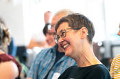 Bei der 20-jährigen Jubiläumsfeier der Schüler:innenUni. Fotografin: Laura Herbst