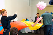 Bei der 20-jährigen Jubiläumsfeier der Schüler:innenUni. Fotografin: Laura Herbst