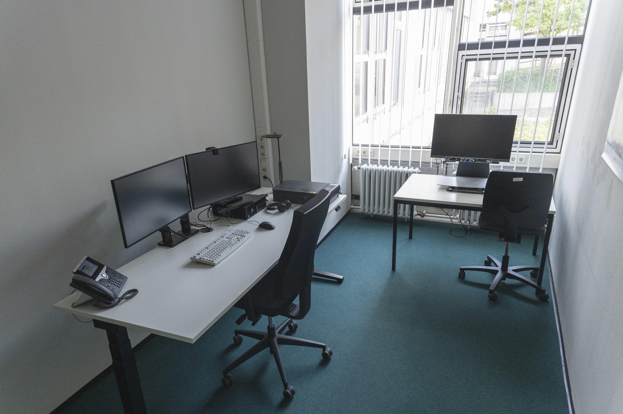 Blick in den Arbeitsraum des PC-Pool