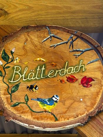 In der Blätterlaube