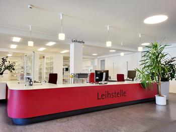 Circulation Desk of the Central Library