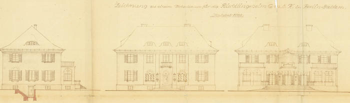 Historische Planzeichnungen